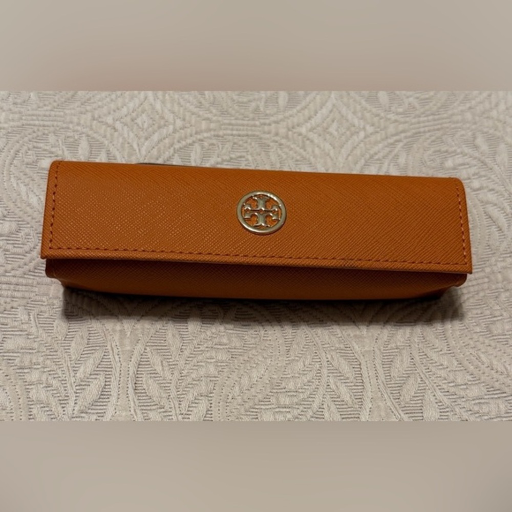 Tory Burch Burnt Orange Eyewear Case